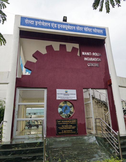 Pitching at MANIT Bhopal